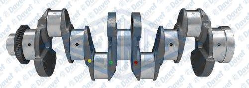 GENMOT GM1019 Krank Mili Fiat Ducato Iveco Daily 2.3 Jtd 16v F1ae Karsan Jest J10 F1a 2.3jtd 16v Euro 4 Euro 5 4cyl